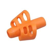 Silicone Pen Grip Writing Aid, Pencil Holder Posture Correction Tool for Kids Children Students Learning Practice 1pc oranžinė