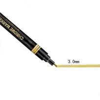 3.0mm Chrome Marker Pen Waterproof Metallic Gold Silver Mirror Marker Pen Paint Repair Reflective Paint Pens auksas