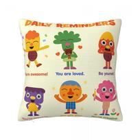 Trendy Seat Noodle & Pals Micro Super Simpledecoration Pillowcases Merch Pillow Covers Zipper Multi-Size Peach skin 18*18(CM)-1Pcs