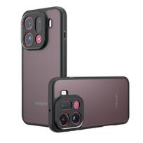 OPPO Find X9S/Reno 15F/Realme 16 Semi-Transparent Matte Phone Case - A6X Protective Cover FindX10 pink