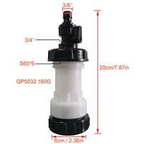 IBC S60 * 6 water tank adapter adapter nipple kit Garden irrigation water pipe joint 1000 liter ton bucket accessories (as the picture,5 Components)