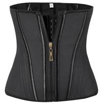Waist Trainer Tummy Control Shapewear Seamless Tummy Control Women Fishbone Shapewear Zipper Buckle Belly Contracting XS juoda