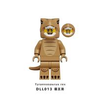 DLL010-015 Products Tyrannosaurus Triceratops dinosaur toy educational assembled toy bag