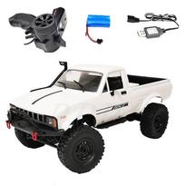 WPL C-24 Pilno mastelio nuotolinio valdymo automobilis 1:16 2.4G 4WD Laipiojantis automobilis RC Nuotolinio valdymo modelis Žaislas Dovana Berniukui gray