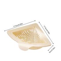 Kitchen Sink Drain Strainer Magnetic Anti-Clog Sponge Holder Kitchen Sink Drain Strainer Basket for Garbage Disposal Home smėlis