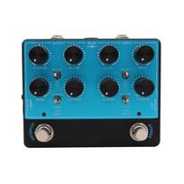 Bass Preamp Pedal for with Distortion 4 band EQ Speaker Cabinet Emulation and DI Output