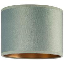 Round tornado lampshade 16 velvet sage-gold