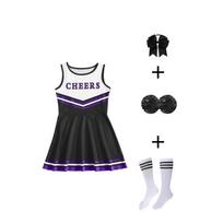 New Cheerleading Uniform: Children's School Style Performance Dress for Women