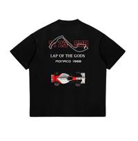 Salute To Ayrton Senna 1988 Grand Prix Mp44 Racing Car 100cotton Tshirt 2026 Summer New Unisexs Fashion Streetwear Shirt S gray