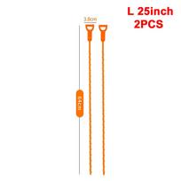 Drain Clog Remover Pipe Cleaner Drain Cleaner Dehairer Hair Drain Unclogger Pipe Cleaning Tool for Bathroom Sinks Shower Bathtub orange