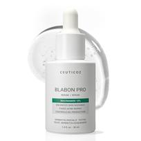 Ceuticoz Blabon PRO Serum | For Acne, Sebum & Pigmentation | Refines pores & evens skin tone | 10% Niacinamide & Ectoin | All Skin Types | 30ml white