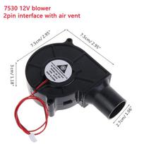 US/EU Plug BBQ Fan Air Blower 12V Large 110V 220V Powered Fan Variable Speed Controller Barbecue Tool