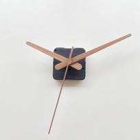 Wood Clock Quartz Clock Movement Mechanism With Wood Hands 6262 Silent DIY 12 Inch Wall Clock Wood Clock Arms Pointer (as the picture,16.5MM Shaft) black