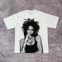 Lauryn Hill Portrait T-shirt S gray