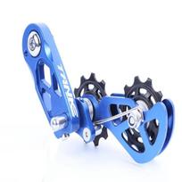 Single Speed Flywheel Conversion Kit,18T,Cassette Cog, Road Bike Sprocket For Freewheel Chain,7075 Aluminum Alloy Cnc P blue