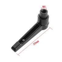 M4 M5 M6 M8 M10 M12 M14 M16 Female Thread Handle Screws Bolt Clamping Lever Machinery Adjustable Handle Locking Knob Black 1pc