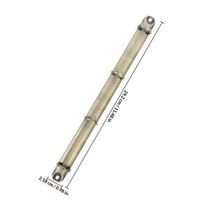 Metal 4 Ring Binders Ring Binder Mechanism Replacement Kit for A4 File Folder System Document Organizer Office Use beige