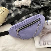 Women Waist Bag Canvas Student Shoulder Cross body Chest Breast Bag Fanny Pack Fashion Phone Female Bum Belt Purse