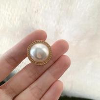 10 vnt. elegantiškų perlamutrinių sagų moterims, apvalios aukso metalo koteliu sagos, palaidinės, palto aksesuarai 20mm auksas