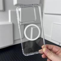 For Realme GT 8 Pro dėklas magnetinis For MagSafe permatomas dangtelis For Realme GT8 Pro 5G akrilinis apsauginis korpusas smūgiams atsparus buferis realme GT8 Pro gray