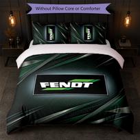 Fendt Print 3Pcs Bedding Set Duvet Cover With Two Pillowcases Soft Bed Linen For Household Bedroom 135cm*200cm