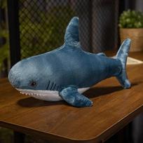45/60cm Colorful Rainbow Shark Doll Plush Toy Fuzzy Long Plush Underwater Animal Plushie Sleeping Companion Birthday Gift Kids about 45cm