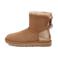 UGG Mini Bailey Bow Chestnut (Womens) Women Sneakers 1120881-CHE 37 brown