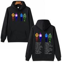 Nauji Chris Brown Rap Hip Hop džemperiai vyrams ir moterims rudeniui Harajuku džemperiai gatvei S black