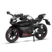 1/12 CFMOTO 450SR RACE REPLICA Aliuminio lietas motociklo modelis Kolekcionuojama transporto priemonė Garsas ir šviesa Visureigis Autociklas Žaislai Automobilis Berniukas juoda