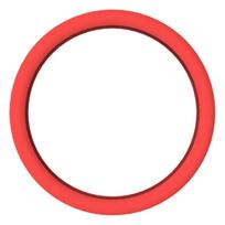 Automobilio Vairo Gaubtas Silikoninis Neslystantis Vairo Apsaugas 27-42CM Automobilio Stilius Auto Salono Dekoravimo Aksesuaras red