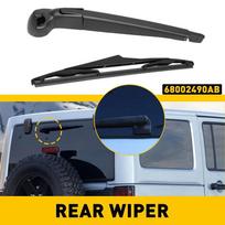 Rear Wiper Blade Arm Set 68002490AB For Jeep Wrangler 2007 2008 2009 2010-2016 blue