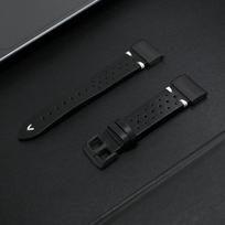 26mm 22mm Leather Band for Garmin Fenix 7X 6X 5X Enduro 1/2 Smart Watch Soft Strap for Garmin Fenix7 6 Epix Pro 47mm MARQ Series 26mm black