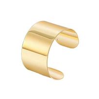 Geometrinis atviras apyrankės apyrankė Auksinis/Sidabrinis Metalinis Apyrankė Paprasta Atverčiama Apyrankė Moterims C-Gold