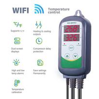 INKBIRD ITC-308-Wifi Temperature Controller Dual Relay Output Wireless Smart Digital Thermostat for Homebrewing,Seed Planting AU Plug