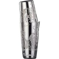 Etched Boston Cocktail Shaker Bar Tins Stainless Steel Bartender Kit Engraved Mixing Shaker Set Bar Tools gray