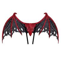 Glittering Dragon Wing Costume Accessory Role Playing Easy Wear For Cosplay And Halloween Parties brown