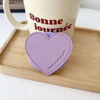 Leather Heart-Shaped Magsafe-Compatible Magnetic Phone Holder - Retractable, Foldable, Strong Adsorption gray