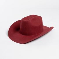 USPOP 100% Wool Cowboy Hat Unisex Wide Brim Felt Hat Solid Color Classic Fedora Style Multiple Sizes S–XL Autumn Winter S 55cm bordinė