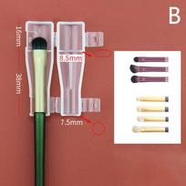 Makeup brush dust protection cover anti-frying wool protective storage tool portable waterproof plastic gray