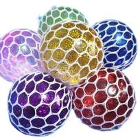 Multi-Colored Vibrant Star Squeezing Ball Squishy Ball 3D Stress Easing Sensory Toys Adults Anti-Anxiety Fidget Toy With Non-Toxic For Office