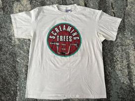 Vintage 1992 1993 Screaming Trees Concert Tour T Shirt L gray