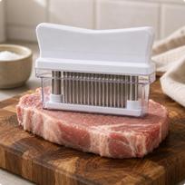 Pin Meat Tenderizer Clear Chamber Manual Transparent Kitchen Utensil Body Dh-b03 White 48-pin gray