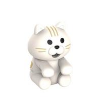 Kitten Green Dinosaur Fans Coffee Chiller 3 Speeds Handheld Fan Food Cooling Tools  for Office Home balta