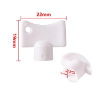 1Pc Radiator Valve Key Faucet Key Radiator Water Tap Plumbing Bleeder Key Air Vent Central Heating Tool Heater Wrench white