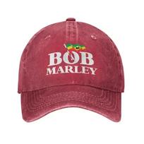 Custom Jamaica Singer Reggae Rock Bob Marley Baseball Cap Women Unisex Cotton Adjustable Dad Hat Sports Snapback Hats Baseball Cap brown