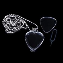 Gitarais Laikymo Gitara Rinktuvų Kolekcijos Dėžutė Skaidrus Laikiklis Raktų Grandinėlės Maišelis Širdies Formos Rinktuvai Dydžio Dėklas Muzikiniai Aksesuarai