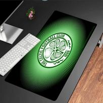 Celtic Fc Crest Design mouse pad, rubber base, esports desk mat, mouse pad for gamers and office use, gaming desk , easy to clean mat 30cmx60cm（11.8x23.6inch）