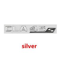 CLA 45S bagažinės emblemos lipdukas raidės Mercedes Benz W117 X117 C117 CLA45 S CLA45S AMG white