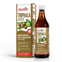 Multani Triphala Juice 1 Litre | Ayurvedic Herbal Detox Drink | Supports Digestive Health, Regularity & Loss | Enriched with Amla, Harad, Baheda