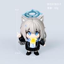 Genshin Impact Wuthering Waves Q Version Figures Camellya Aemeath Furina Shiroko The Shorekeeper Collectible Toy For Game Anime gray